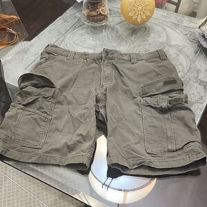 Carhart X Vintage Men's Soft Canvas Carpenter Cargo Shorts Like New 36
